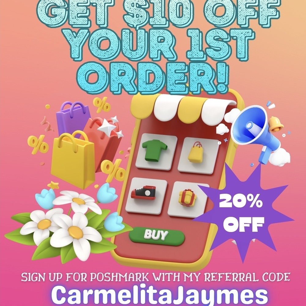 $10 Off Your 1st Order with My Referral Code! CarmelitaJaymes Shopping Promotion
